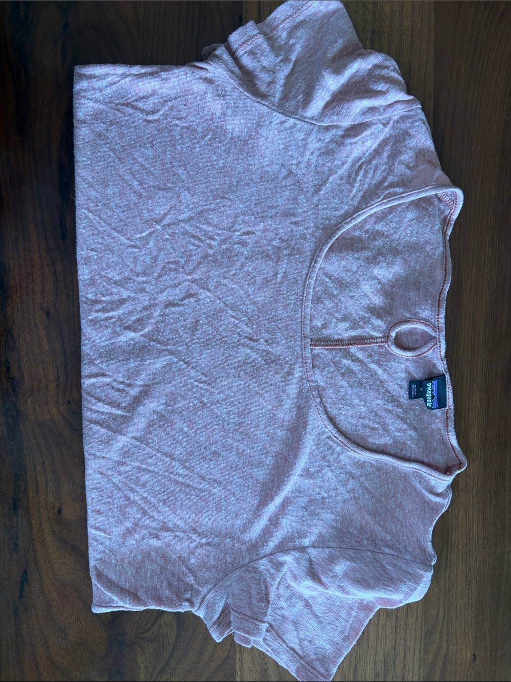 Patagonia Light Pink Short Sleeve Scoop Neck Tee